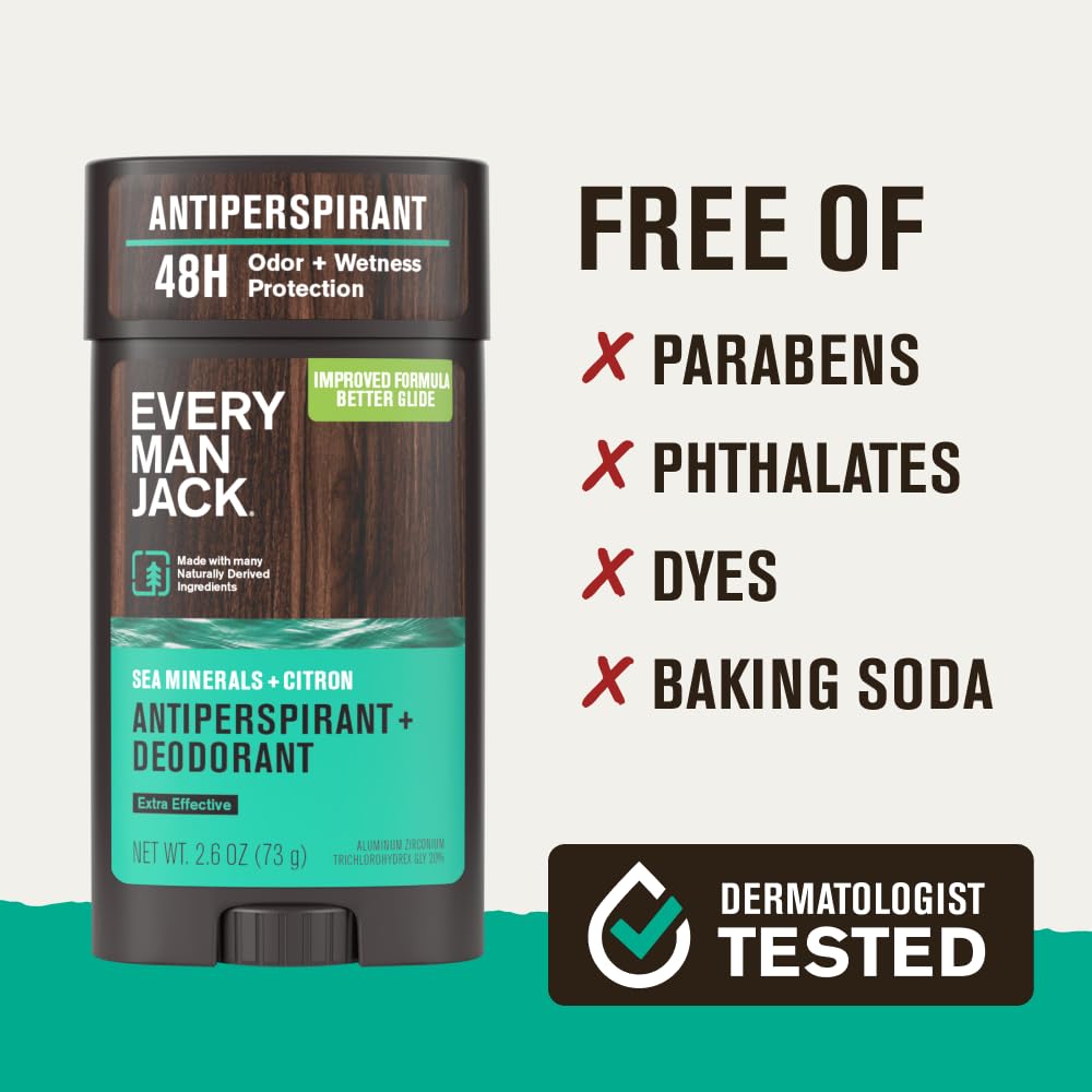 Every Man Jack Sea Minerals Citron, aroma oceano con notas citricas, refrescante tras entrenar