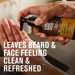 Every Man Jack face wash bottle, gentle cleansing for facial skin.