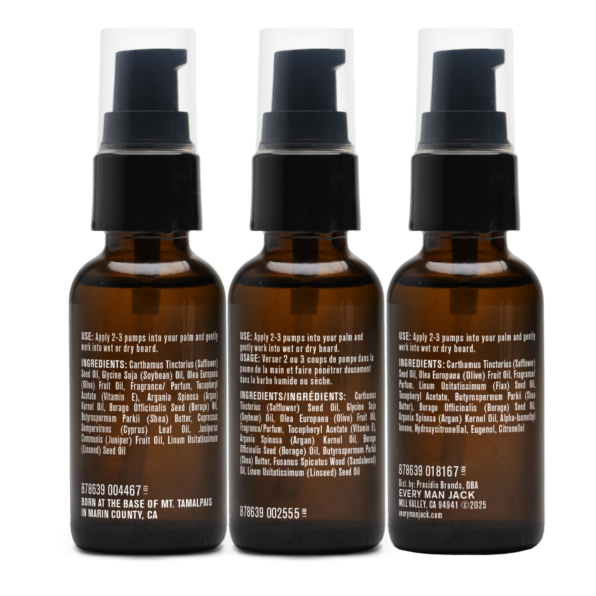 Grooming routine with Every Man Jack beard wash, oil, and butter for daily care