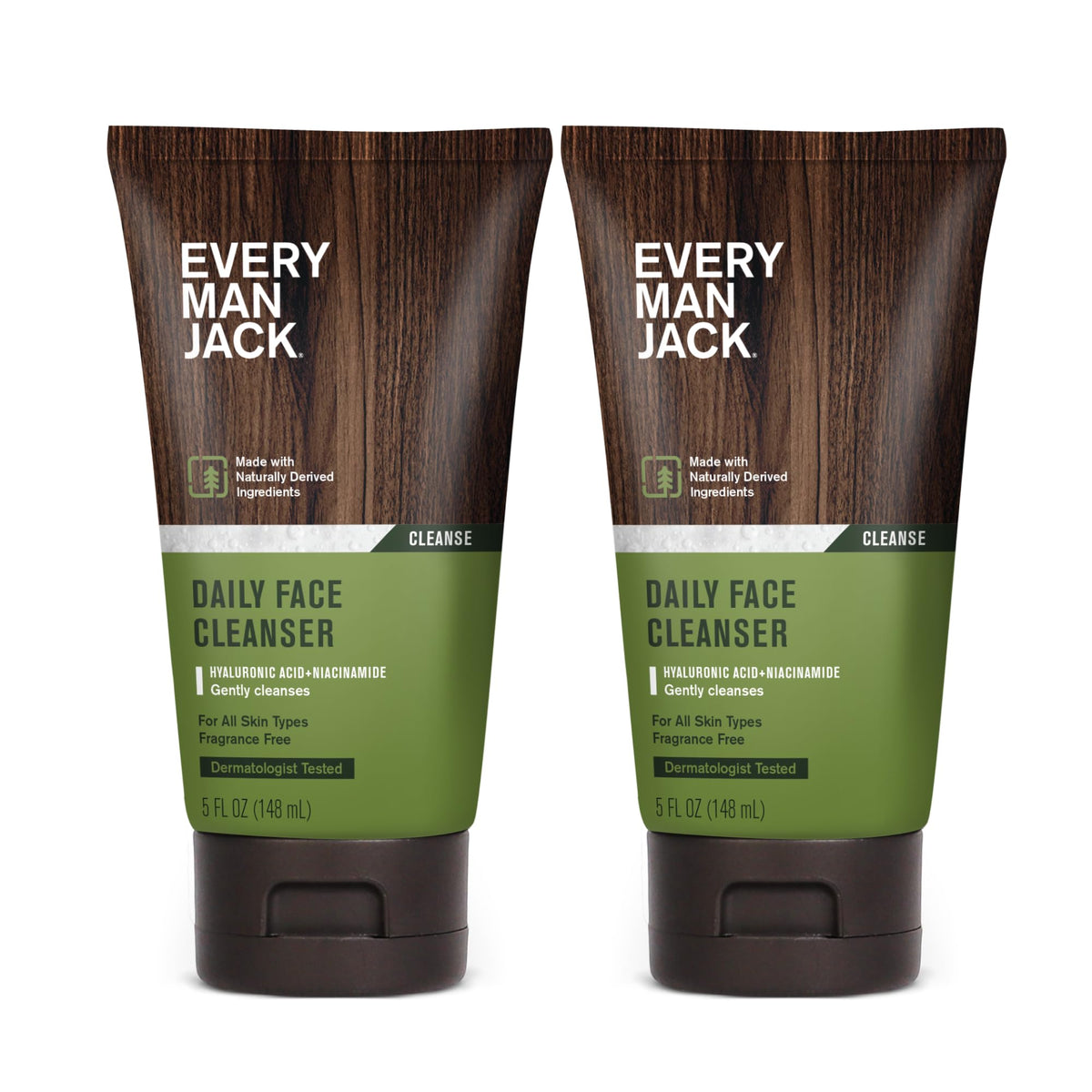 Every Man Jack limpia la piel con espuma hidratante para uso diario