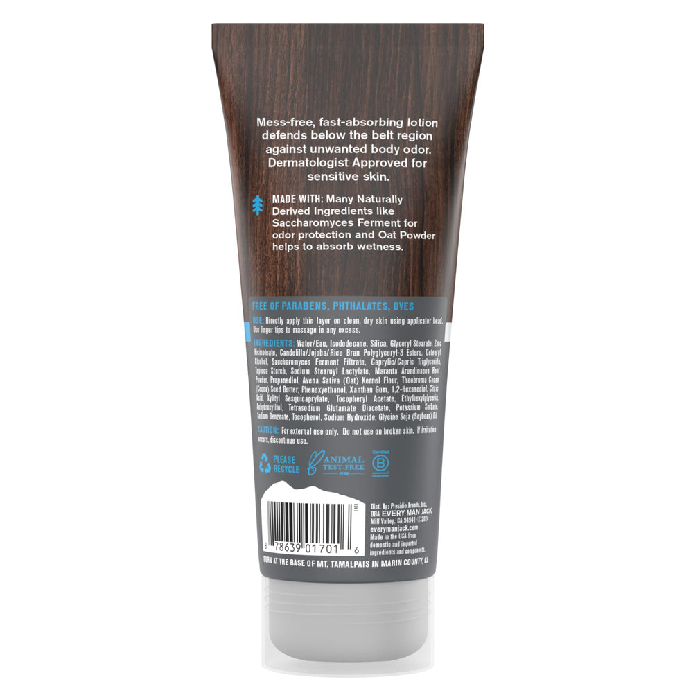 Ingredientes naturales y seguros para la piel sensible de Every Man Jack.
