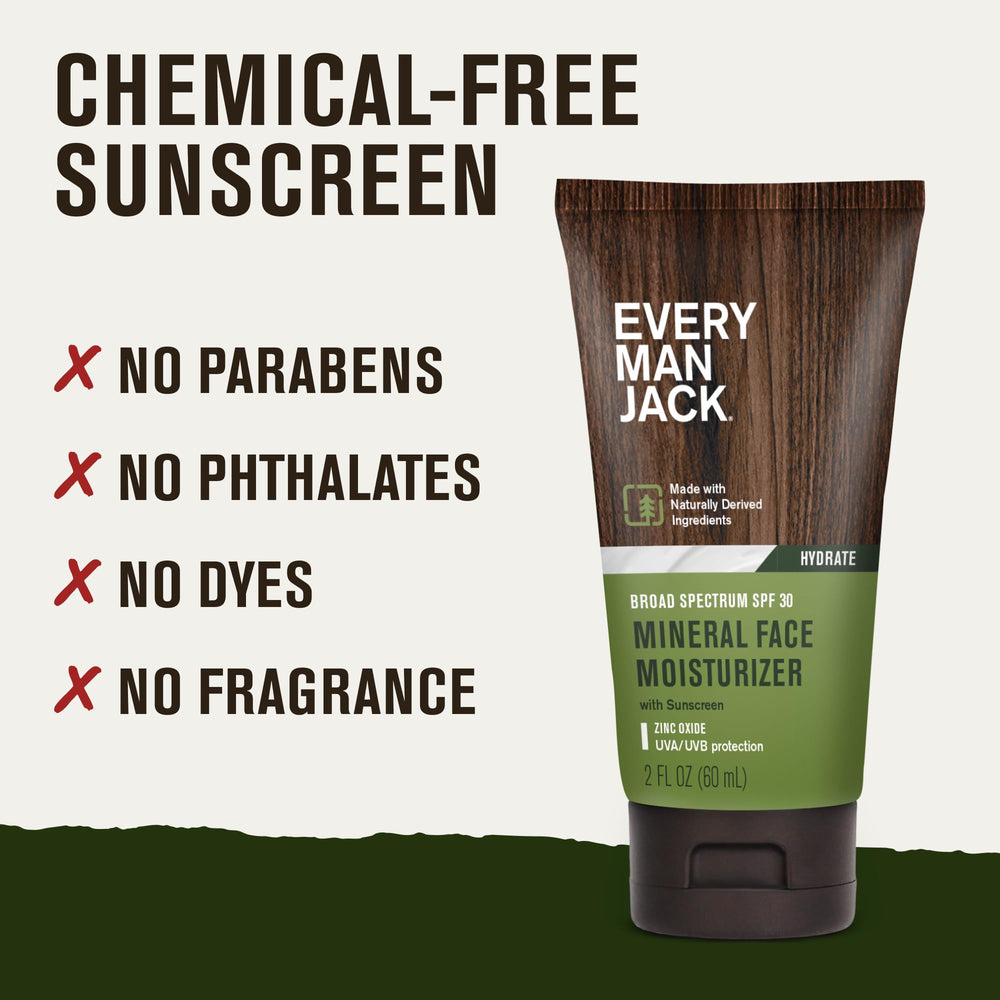 Loción mineral SPF30 con aloe vera para hidratación suave
