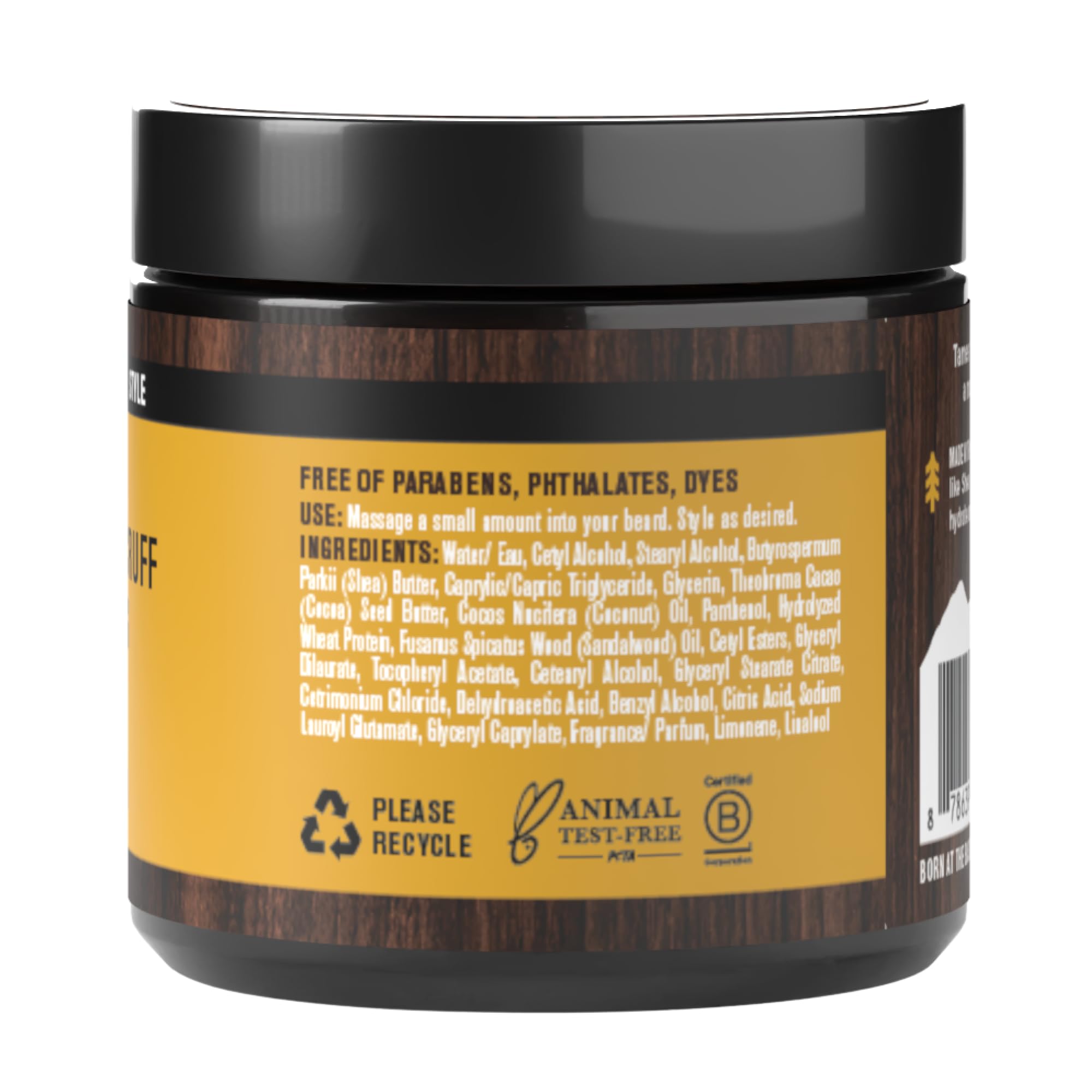 Every Man Jack natural ingredients infographic featuring shea and coconut oils.