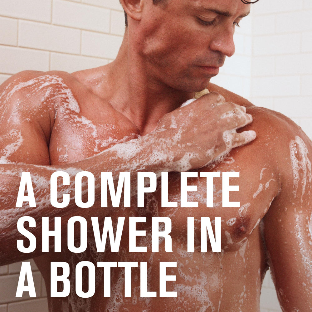 Every Man Jack natural ingredients label highlighting coconut-derived surfactants.