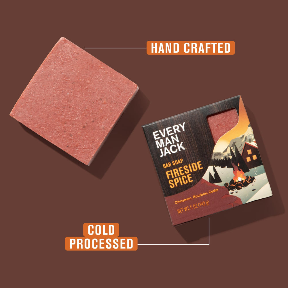 Every Man Jack Northern Lights bar soap for a refreshing morning cleanse.