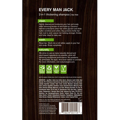 Every Man Jack packaging made with recyclable materials signals an eco-friendly twin pack.