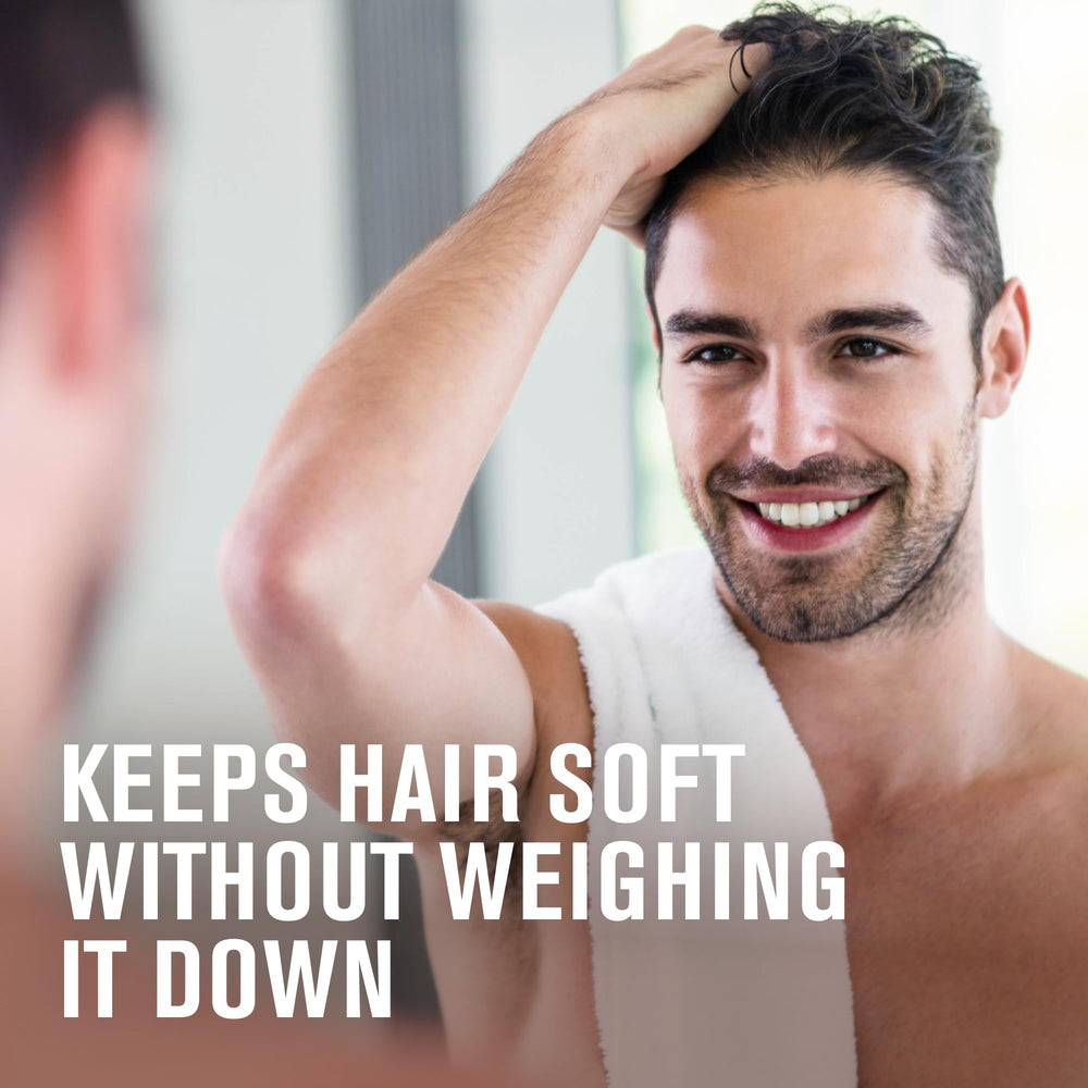 Every Man Jack proteína soja fortalece cabello durante el lavado.