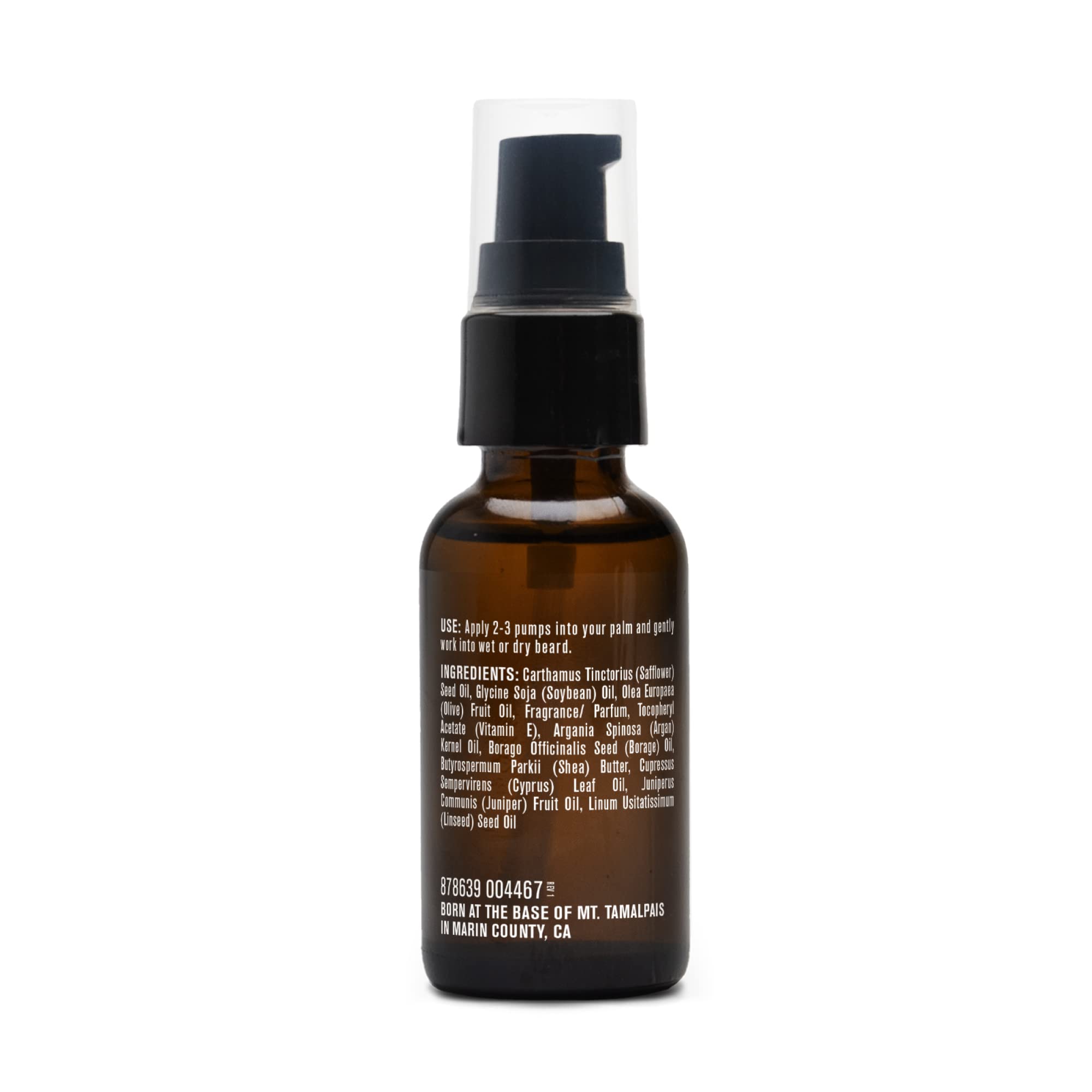 Every Man Jack sandalwood beard oil branding and packaging