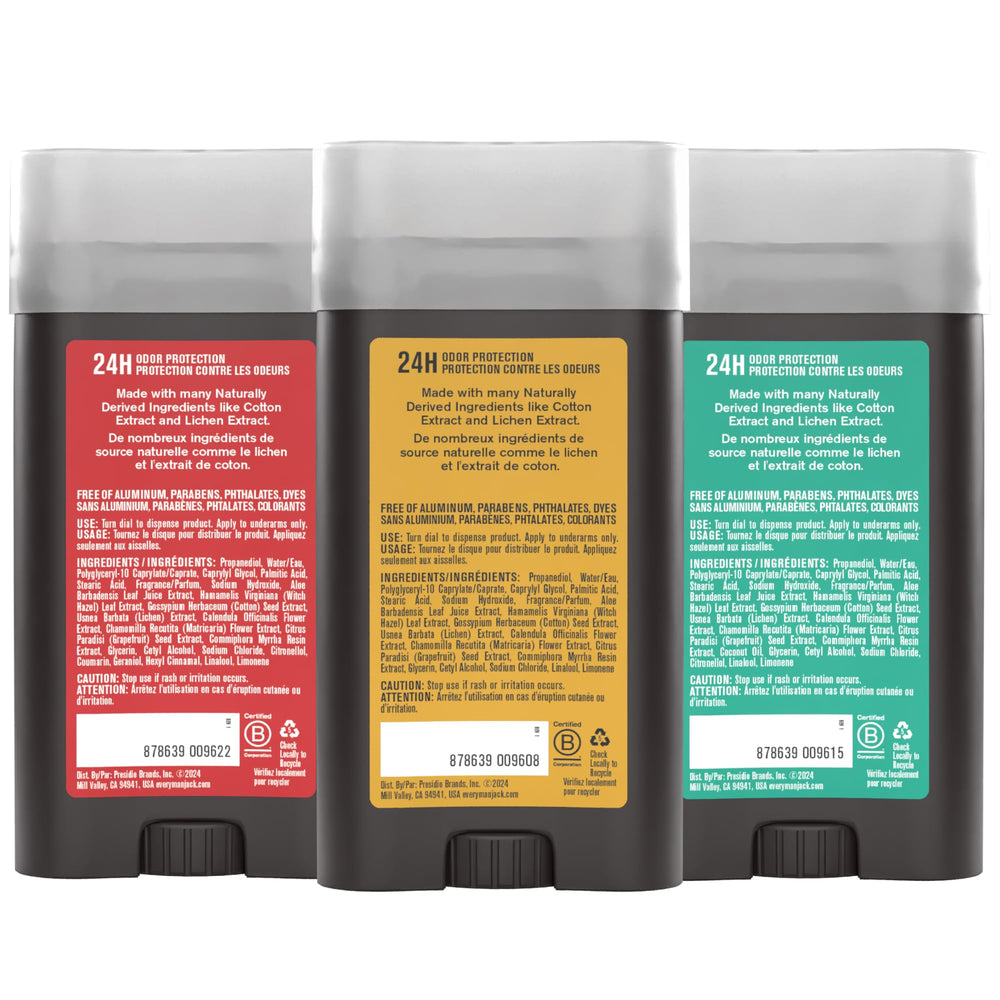 Every Man Jack scent collection banner showcasing trio options