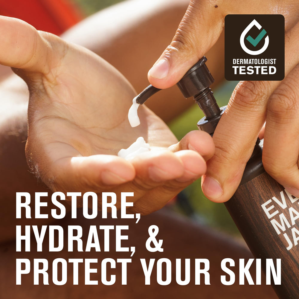 Every Man Jack Sea Minerals + Citron lotion pump for easy, mess-free application.