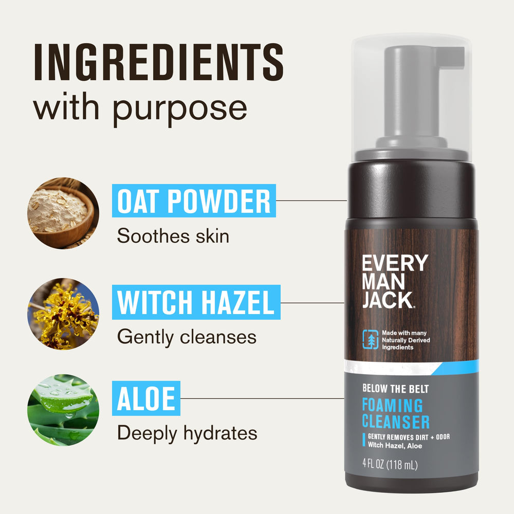 Every Man Jack silice natural: reduce fricción y mantiene la piel cómoda