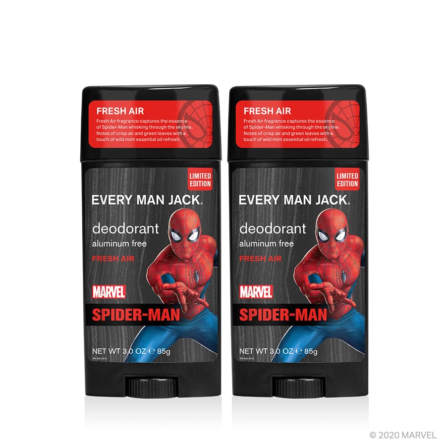 Desodorante sin aluminio de Spider-Man Every Man Jack