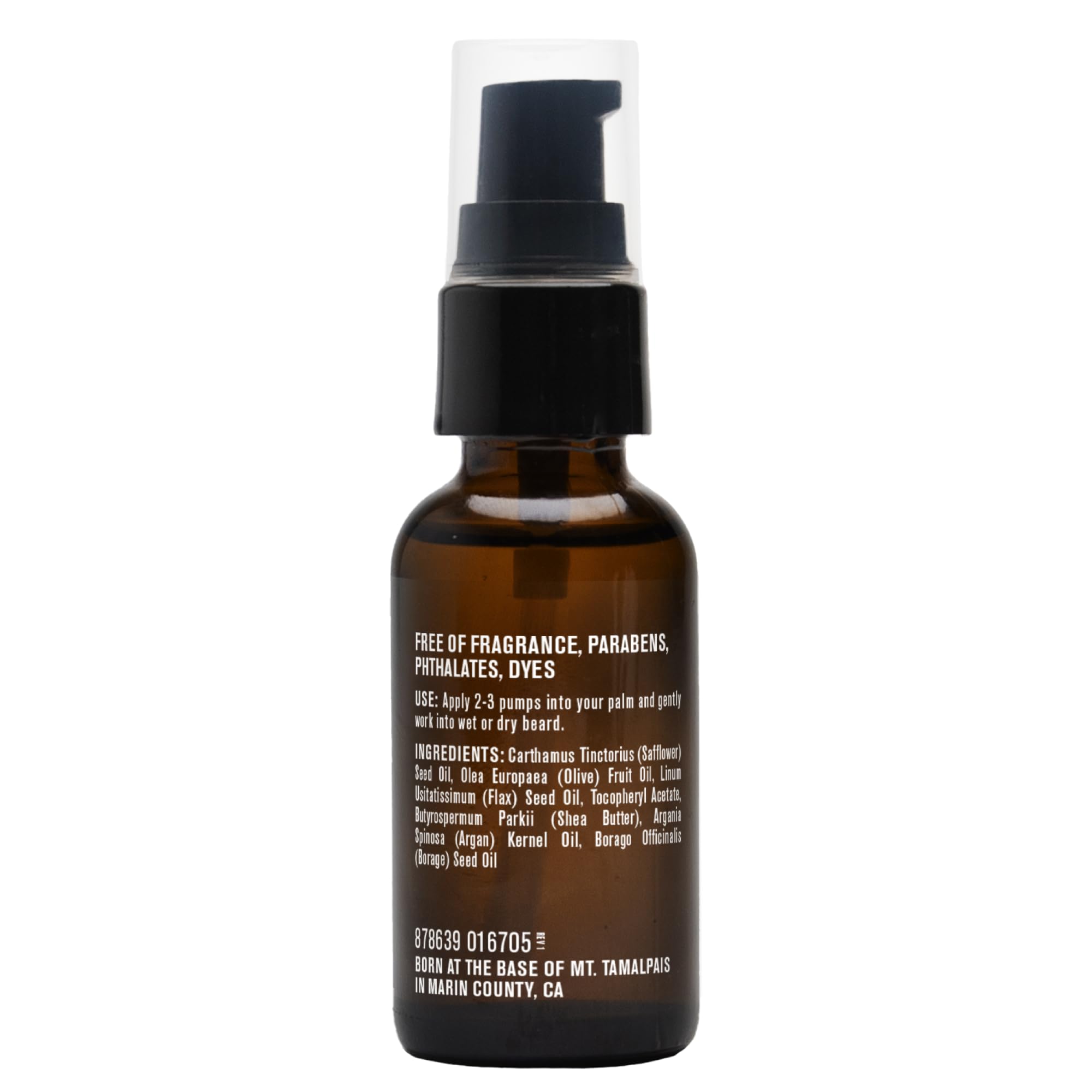 Front label view communicates fragrance-free benefits and product clarity.