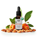 Organic Apricot Kernel Oil – 100% Pure, Cold-Pressed, USDA Organic | 1 Fl Oz Amber Glass Bottle with Glass Dropper | For Face, Skin & Hair