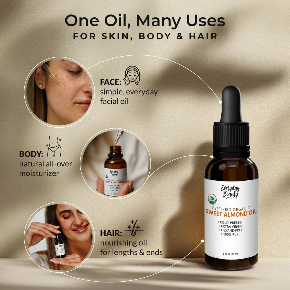 Everyday Beauty Cuidado facial con aceite ligero que se absorbe rápidamente.