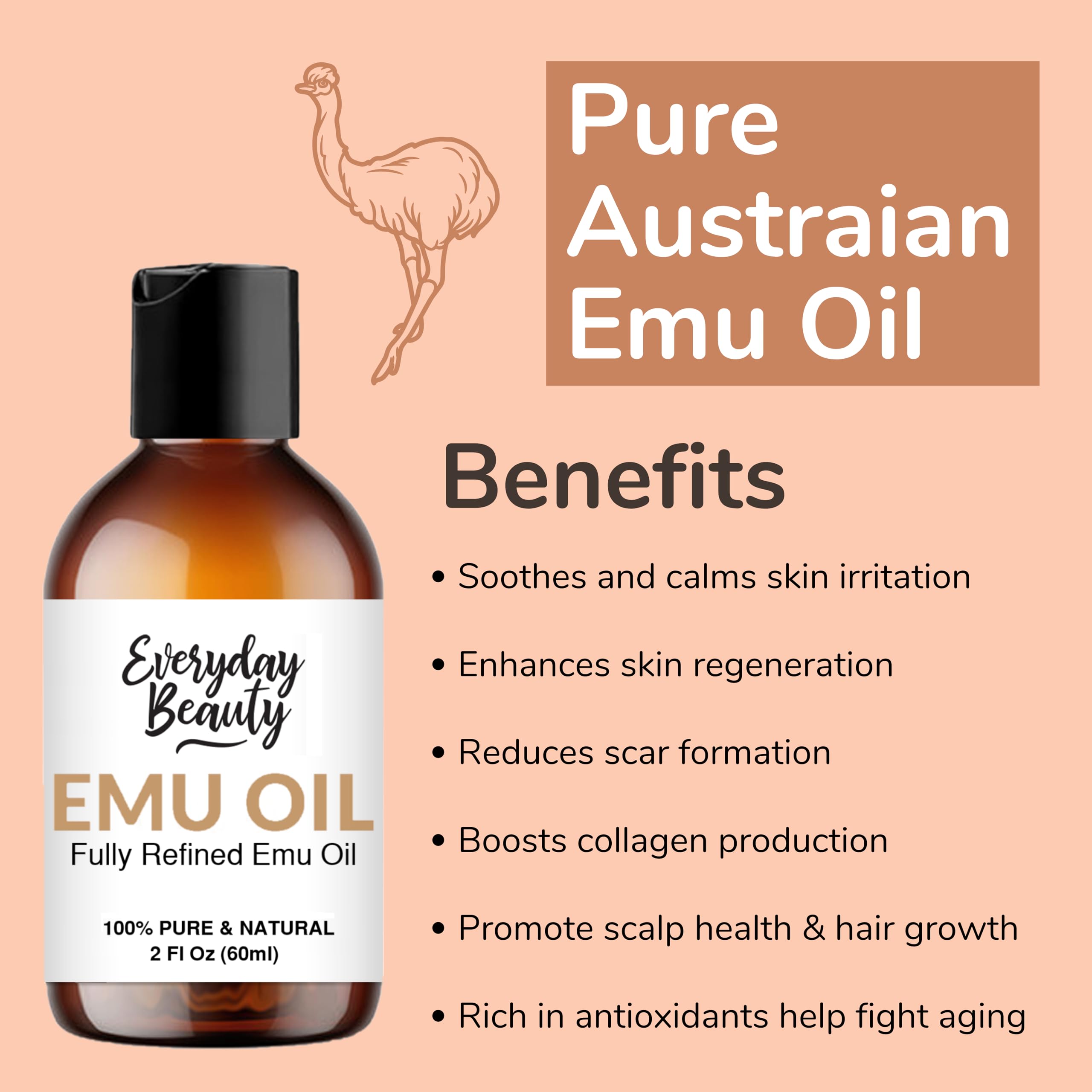 Everyday Beauty aplicación de aceite emú australiano en la rutina.