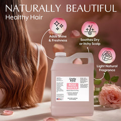 Everyday Beauty Rose Water Toner mist provides mid-day skin refresh and light hydration.
