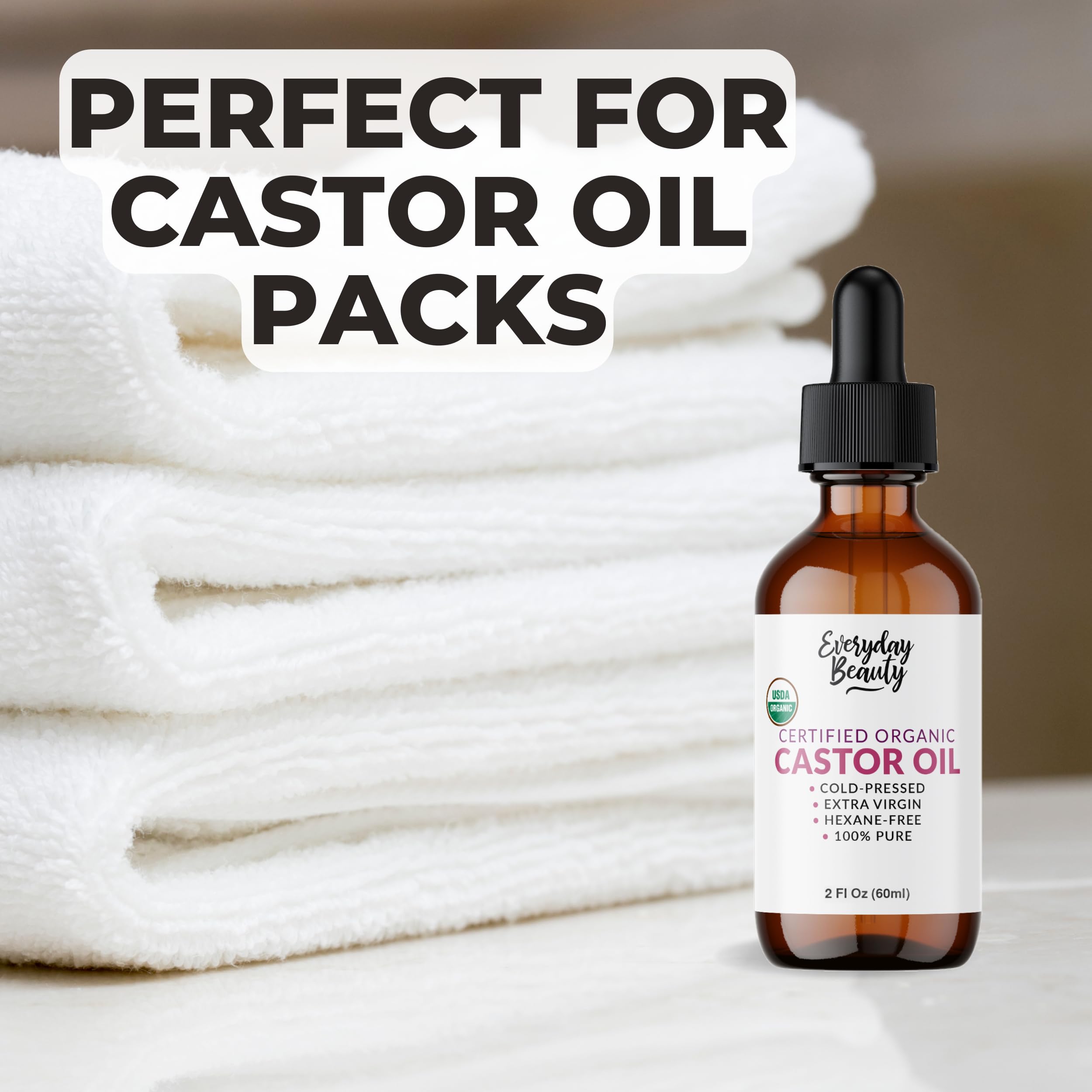 Everyday Beauty Aceite de Ricino ideal para conjuntos de cuidado diario.