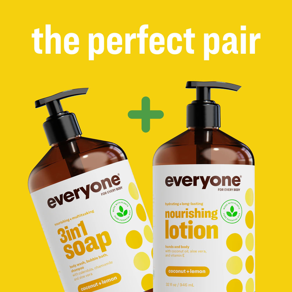Everyone 2in1 lotion zero-waste facility emphasizes responsible manufacturing.