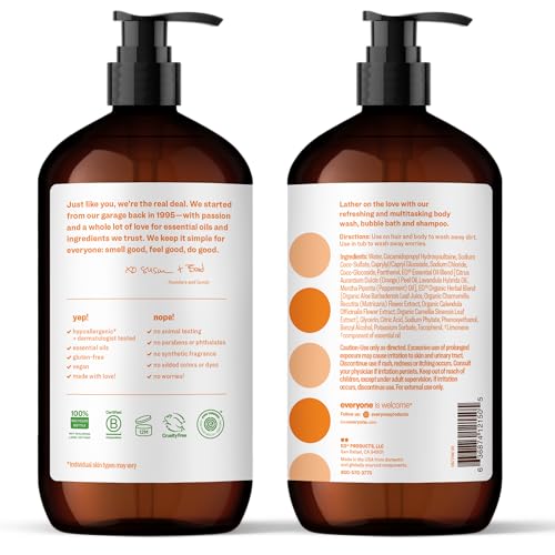 Everyone 3in1 Citrus and Mint foam shows rich lather for cleansing.