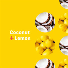 Everyone 3in1 coconut lemon lather in hand reveals rich cleansing foam.