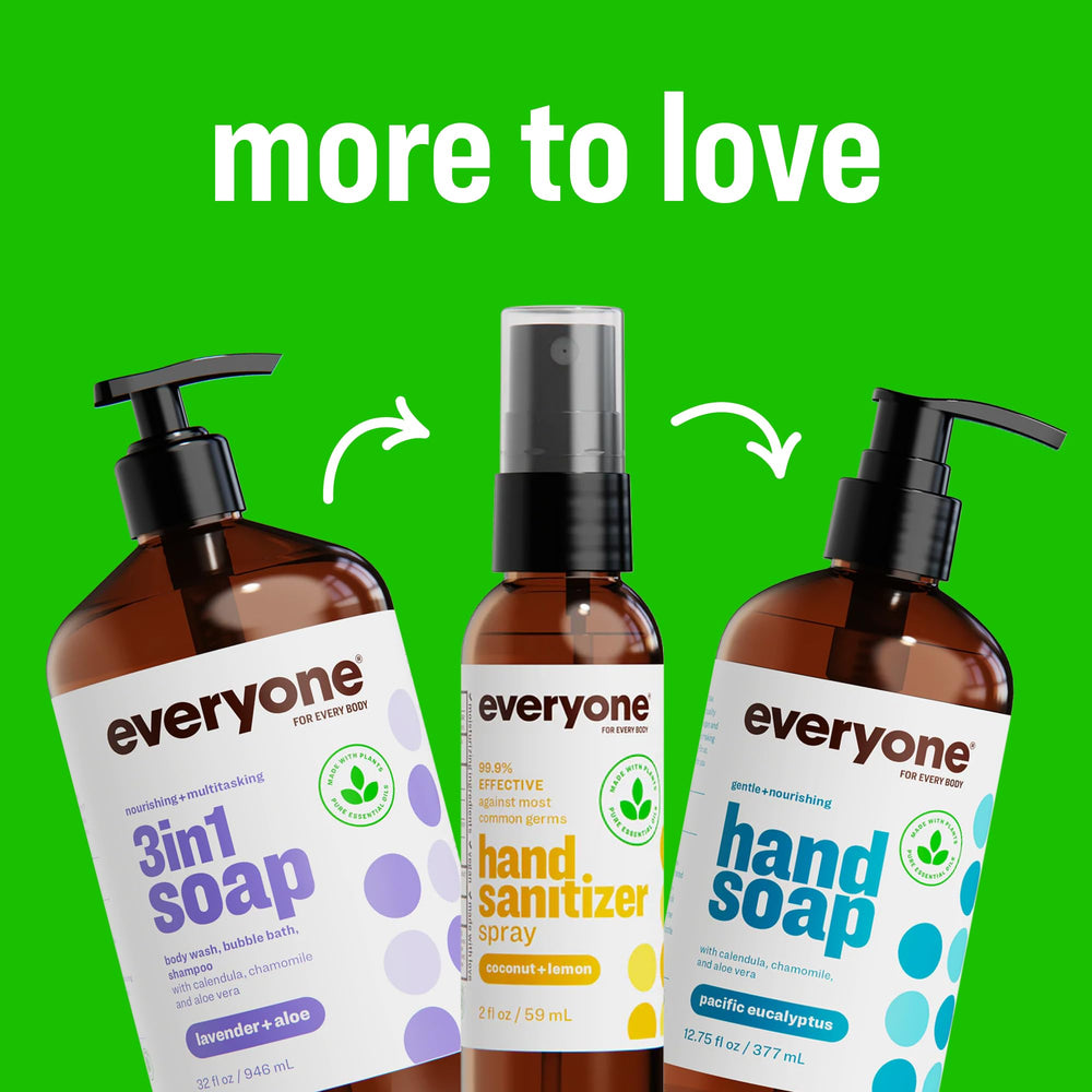 Two 32-ounce bottles in recycled packaging for sustainable home use