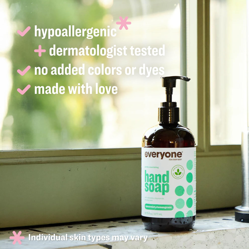 Aroma a menta y hierba limón de Everyone, refrescante al lavar