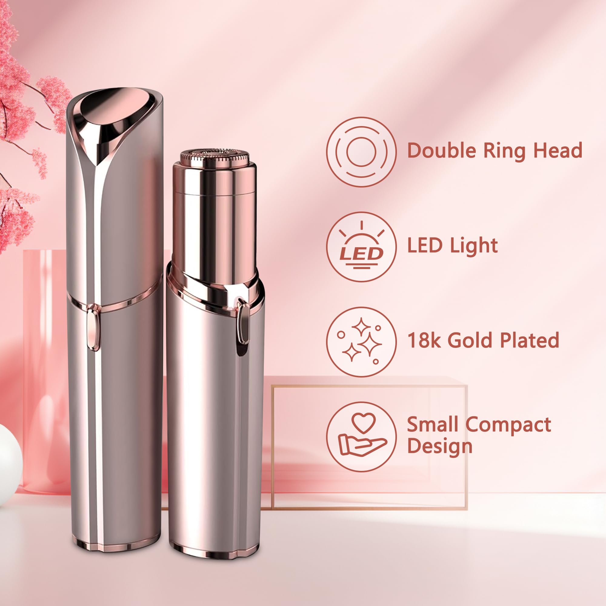 EVIEY upper lip remover provides quick, gentle shaping with LED visibility.