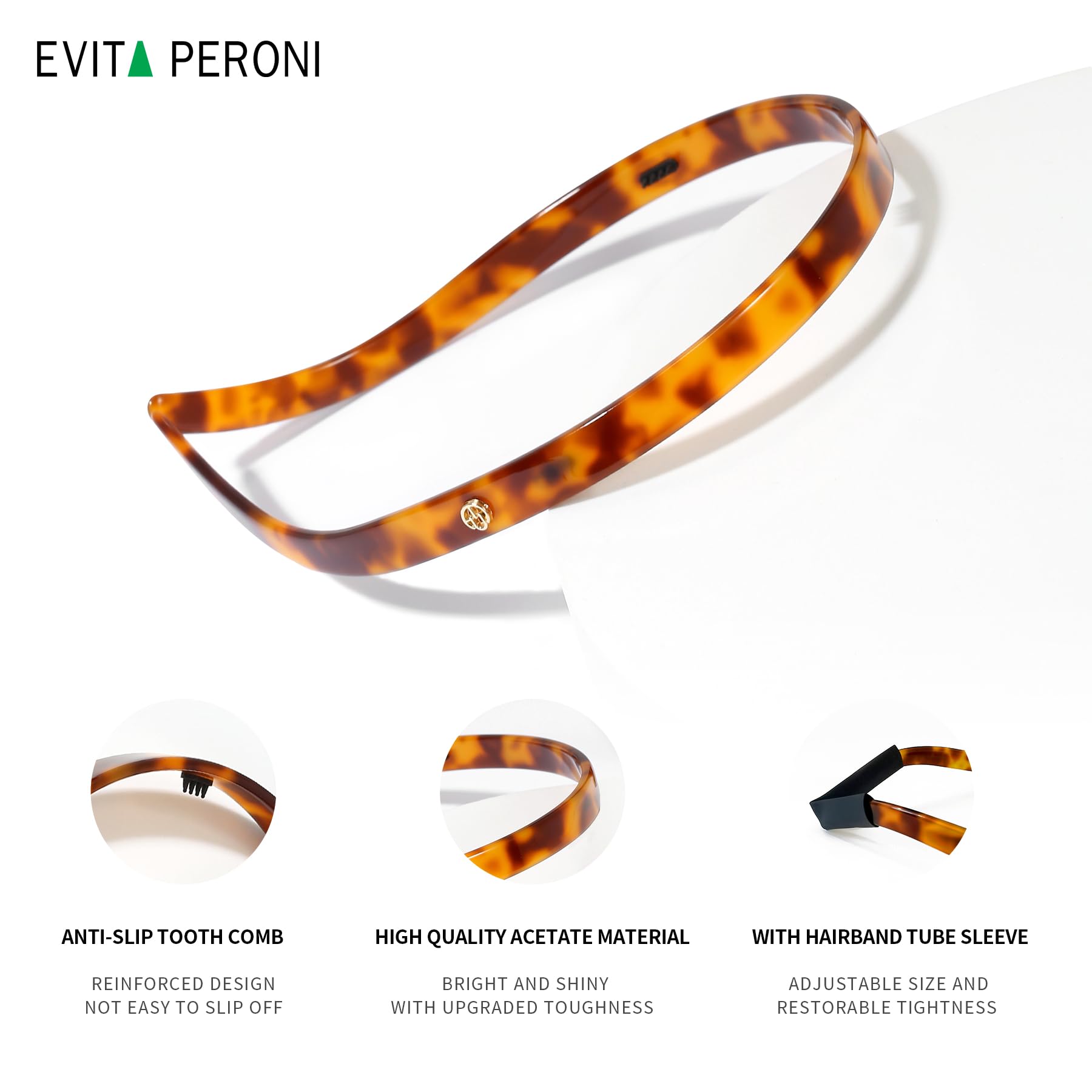 EVITA PERONI daily-use hair band ideal for makeup and skincare routines