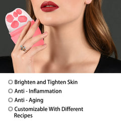 Evmliy silicone ice mold enables easy, reusable facial cooling sessions.