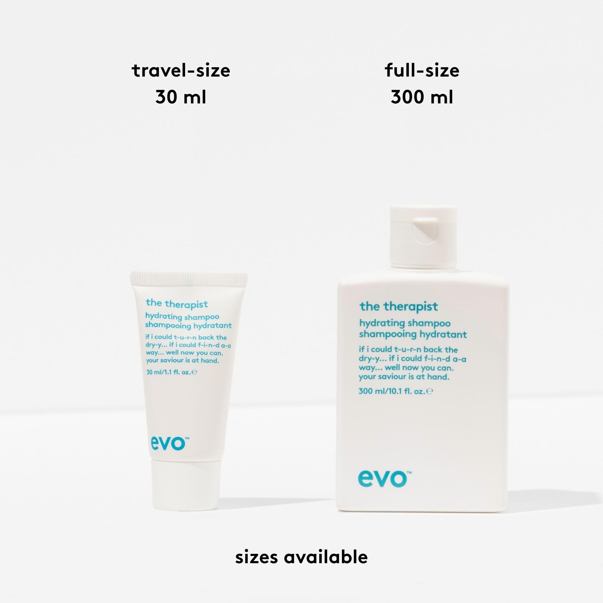 EVO The Therapist softens hair and adds natural shine to strands.