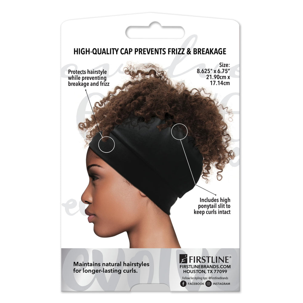 Evolve Satin Pineapple Cap with a gentle, universal fit for all head sizes