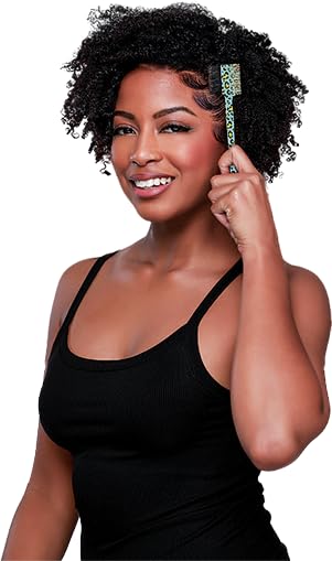 Evolve Triple Edge Styler Brush boar bristles glide through hair types.
