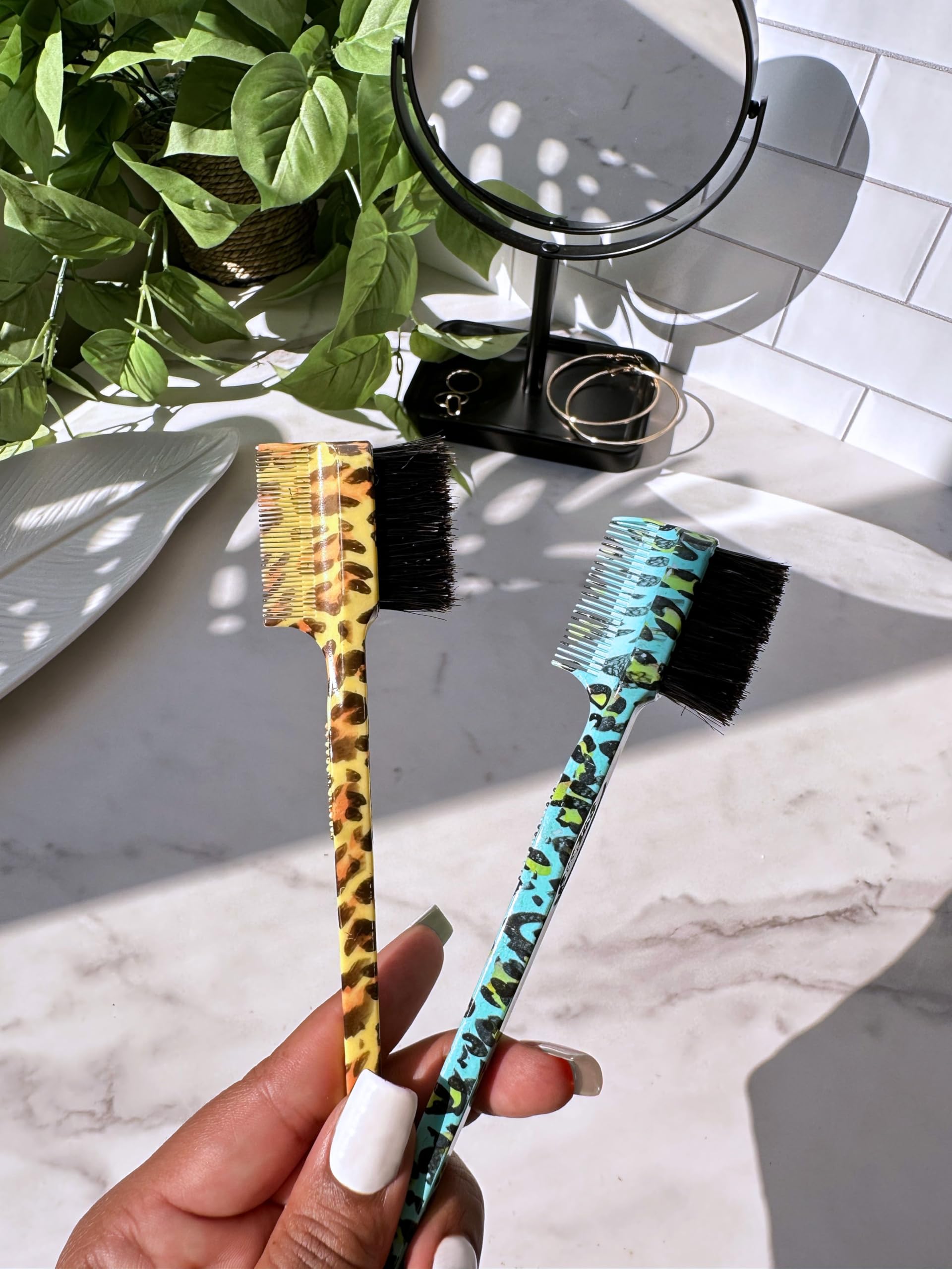 Evolve Triple Edge Styler Brush compact design fits travel bags.