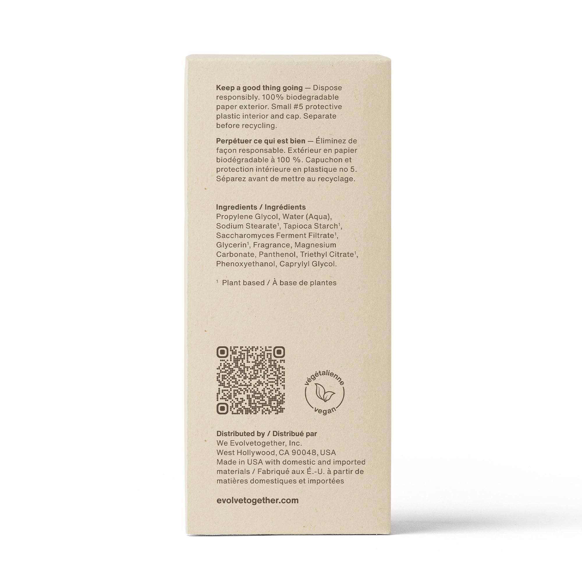 evolvetogether made-in-usa packaging signals quality and responsibility