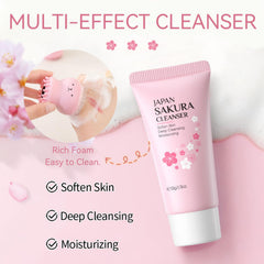 Limpieza facial Evolvique Sakura Limpiador: limpieza suave para piel joven