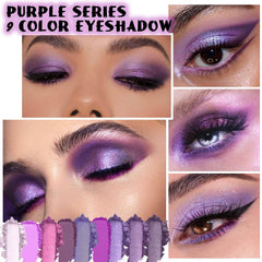 evpct open palette swatches show rich pigment and versatile finishes for dramatic or natural styles.