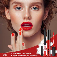 evpct barra labial mate rojo rubí con color intenso y aplicación suave