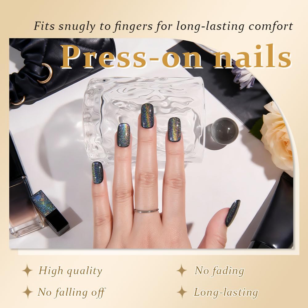 evpct brillo iridiscente en uñas, ideal para looks festivos