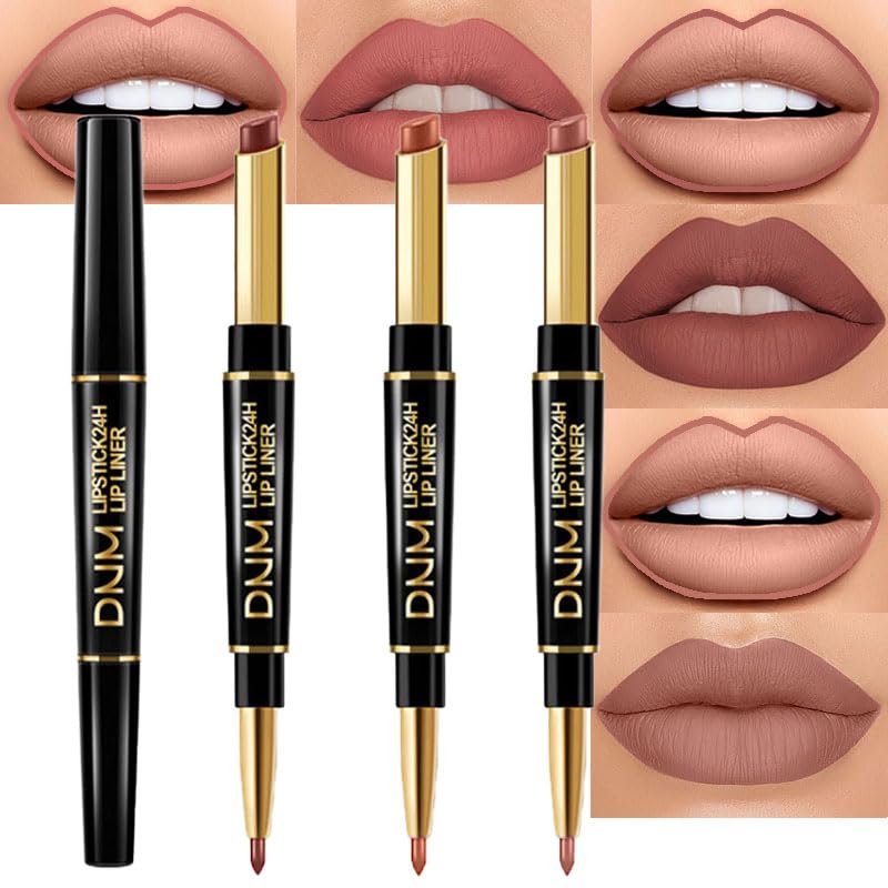 evpct delineador labio nude mate 2 en 1, definición precisa y contorno duradero.