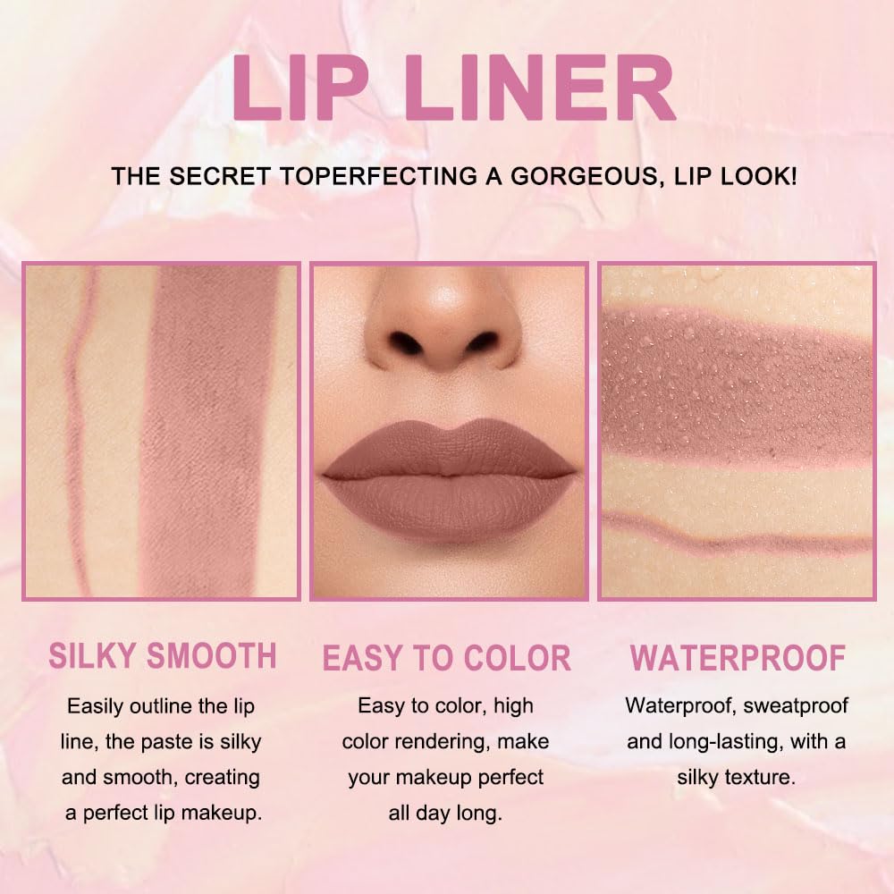 evpct kit labial nude marron mate, dos funciones en un solo producto