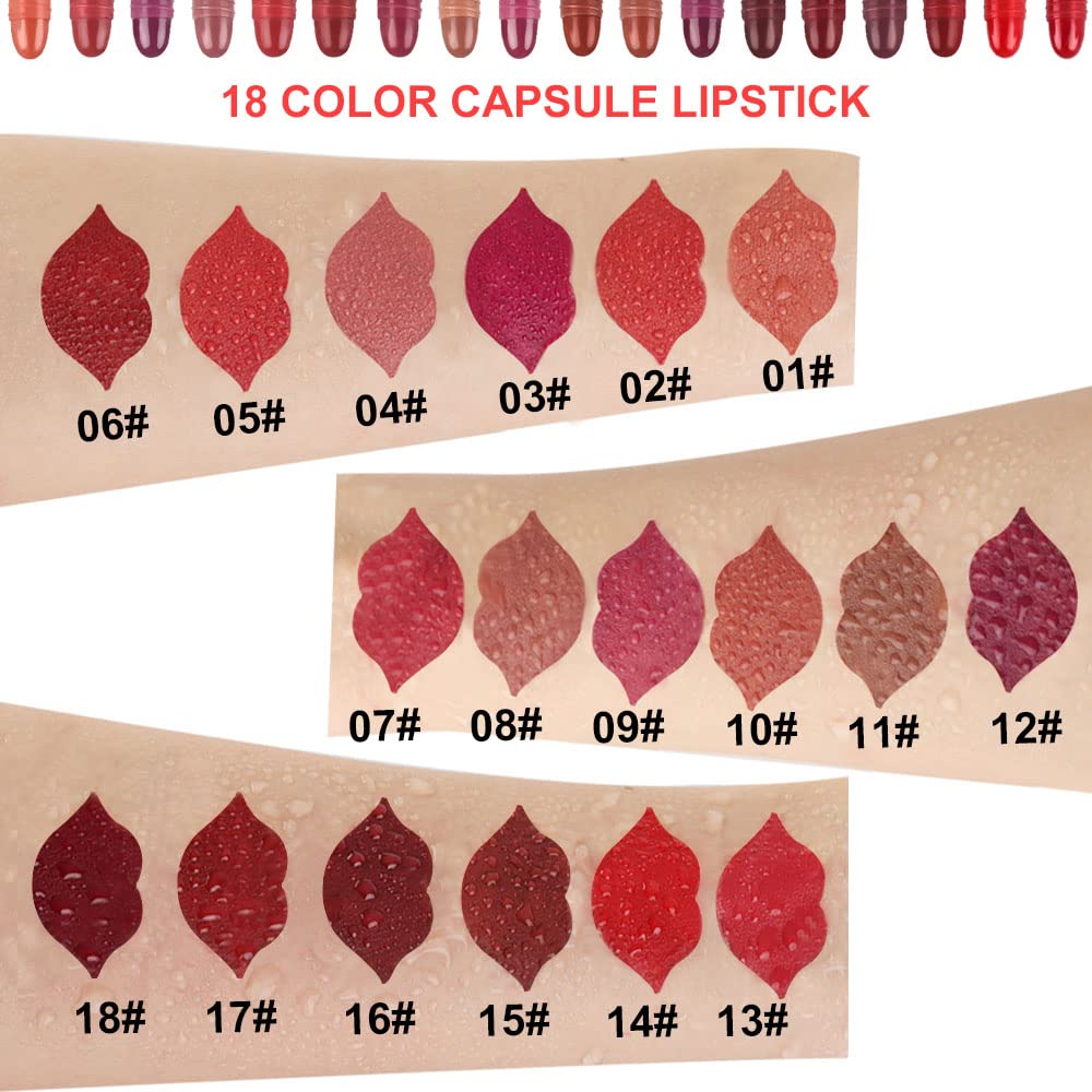 evpct labial cápsulas tono rojo mate duradero