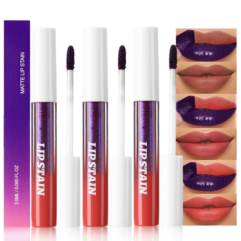 evpct tintas labiales desprendibles con aplicación fácil para el día a día