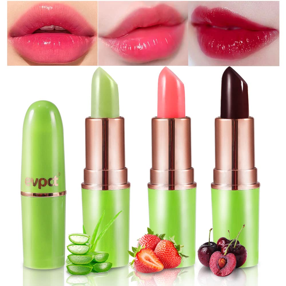 evpct Labial Mágico cambia color con la temperatura para un look personalizado