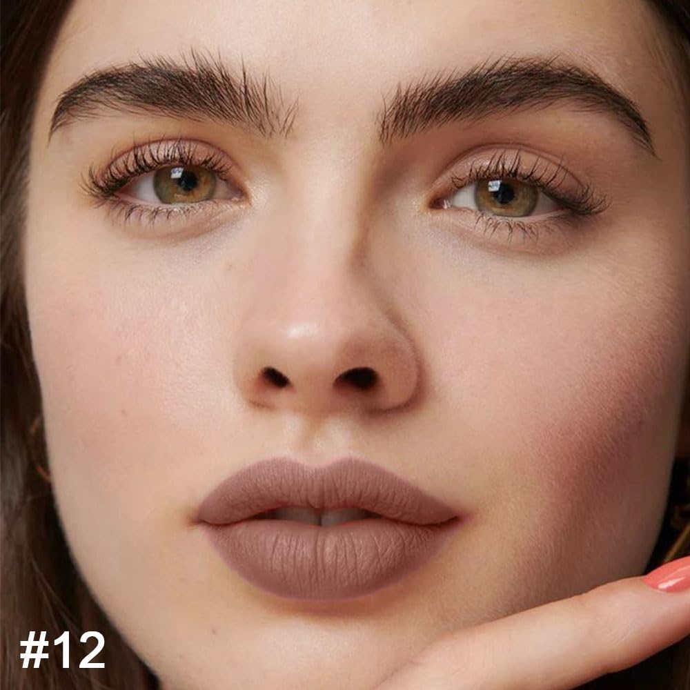 evpct labial nude marron mate 2en1, aplicacion suave y relleno uniforme