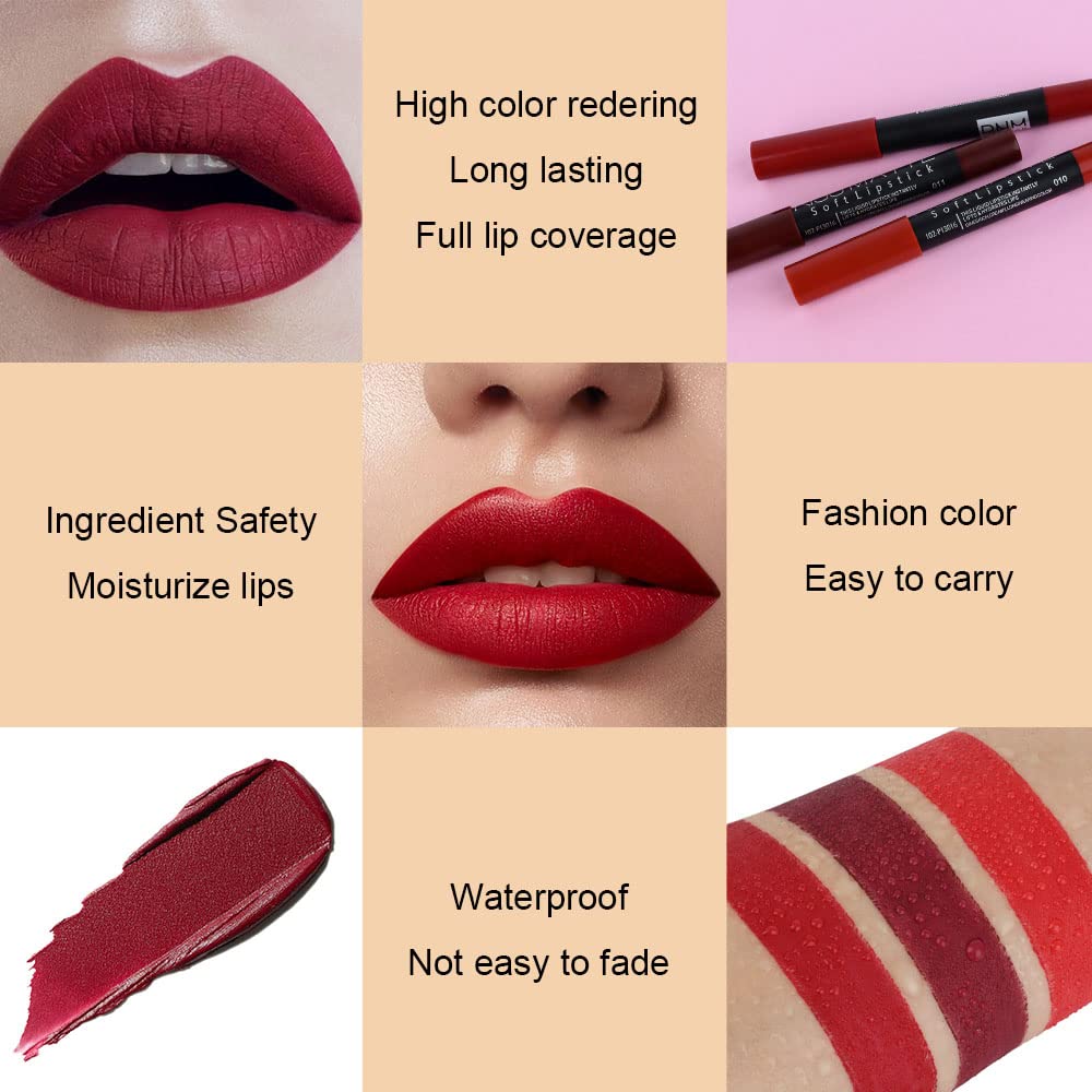evpct labios 24h rojo mate, durabilidad para el día.