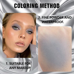 evpct Matte Grey Eyeshadow Singles compact size fits in bags for quick touch-ups
