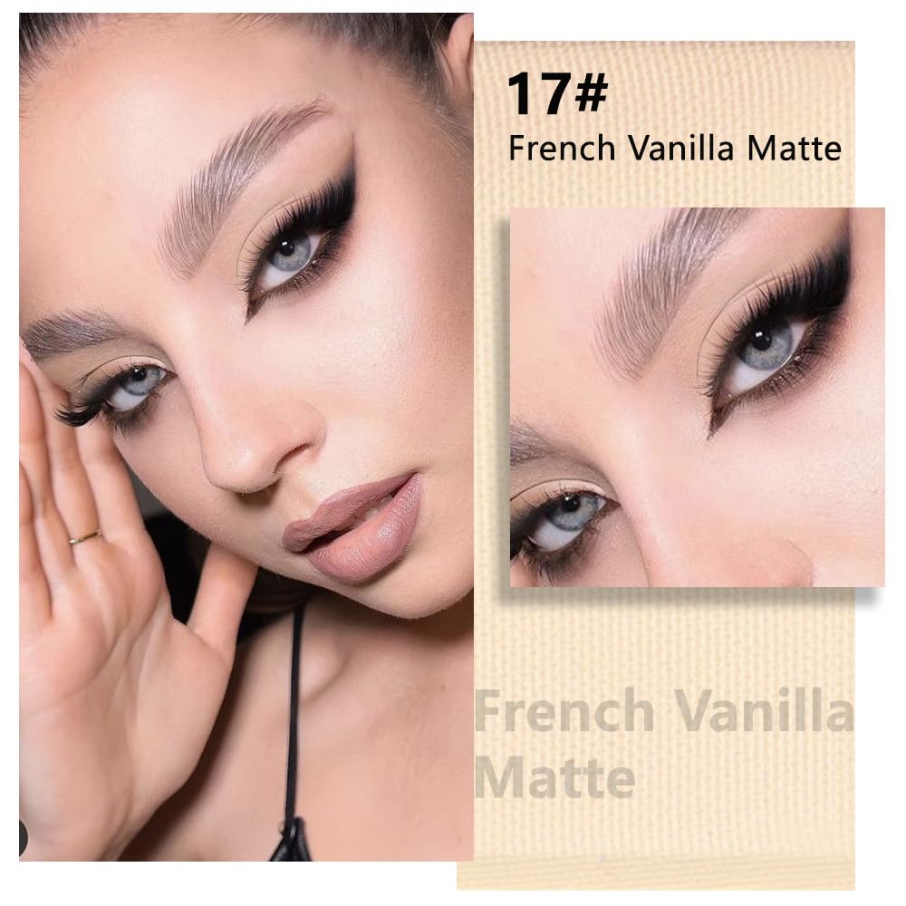 evpct Matte Nude Beige mini palette packaging, compact design ideal for travel and touch-ups