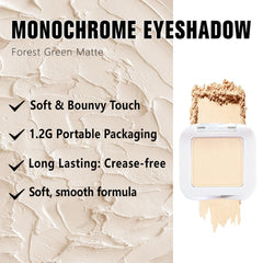 evpct Matte Nude Beige mini shadow pan 1, deep neutral shade for defining lids with ease
