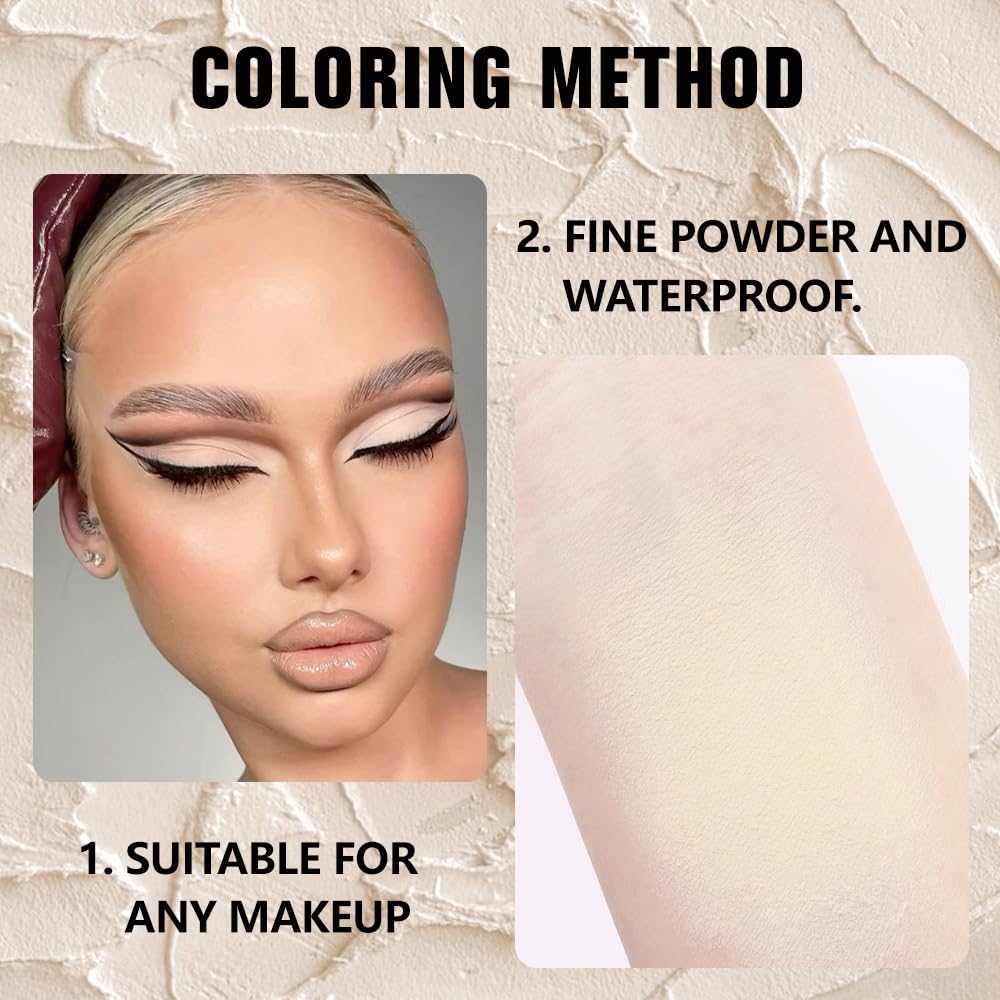 evpct Matte Nude Beige mini shadow pan 2, mid-tone beige for seamless blending and transitions